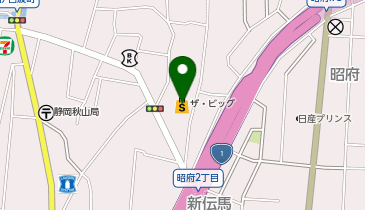 ザ・ビッグ静岡新伝馬店の地図画像