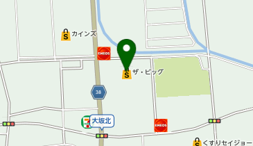 ザ・ビッグ大東店の地図画像
