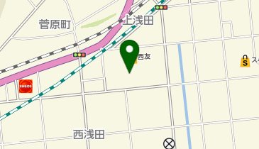 ダイソー西友浜松上浅田店の地図画像