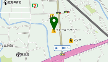 ダイソー日清プラザ店の地図画像