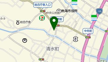 auショップ熱海の地図画像