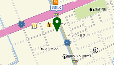 auショップ袋井の地図画像