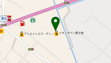 auショップイオン富士南の地図画像