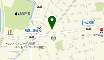 auショップ浜松柳通りの地図画像