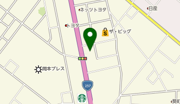 静岡トヨタ自動車高台店の地図画像