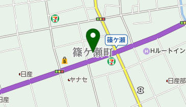 浜松日産ささがせ店の地図画像