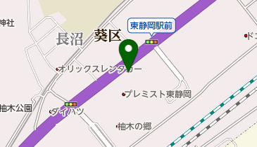 Honda Cars静岡東静岡店の地図画像