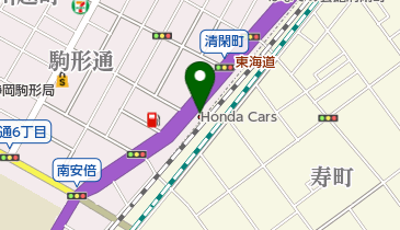 Honda Cars静岡清閑町店の地図画像