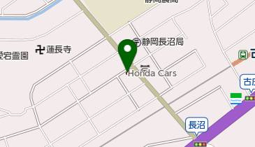 Honda Cars葵東長沼店の地図画像