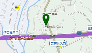 Honda Cars静岡三島萩店の地図画像