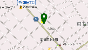 Honda Cars浜松千代田店の地図画像