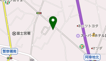 Honda Cars富士中央富士宮城北店の地図画像