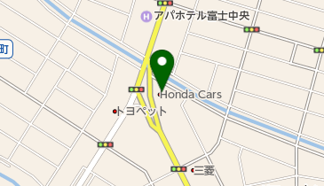 Honda Cars富士中央富士インター店の地図画像
