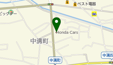 Honda Cars中央静岡島田中溝店の地図画像