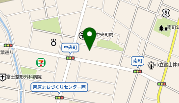 Honda Cars富士東吉原中央店の地図画像