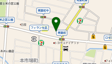 Honda Cars静岡富士青葉店の地図画像