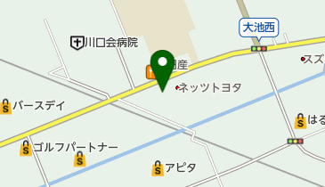 静岡三菱自動車販売掛川店の地図画像