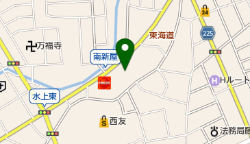 静岡三菱自動車販売藤枝店の地図画像