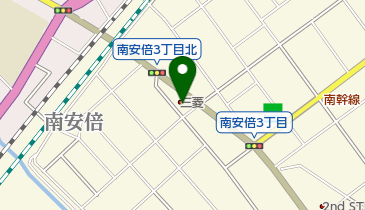 静岡三菱自動車販売静岡南店の地図画像