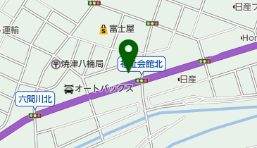 マツダオートザム焼津の地図画像