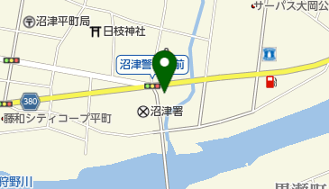 静岡マツダ沼津大岡店の地図画像