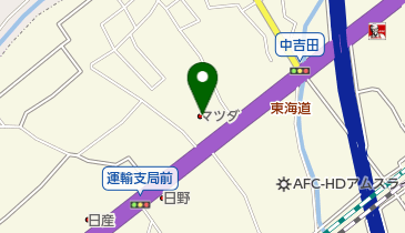 静岡マツダ静岡国吉田本店の地図画像