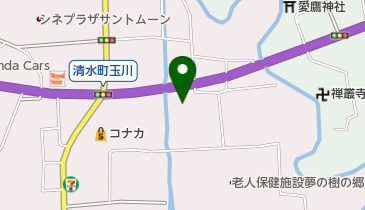 静岡スバル自動車三島店の地図画像