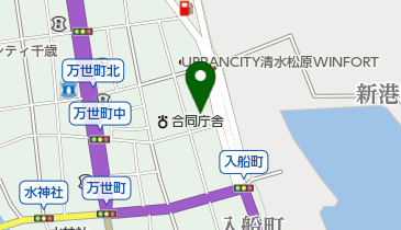 ネッツトヨタ静岡清水店の地図画像