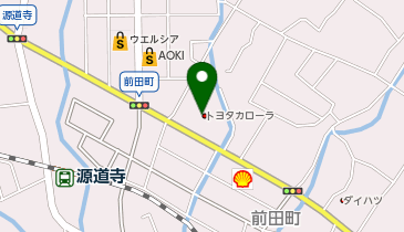 トヨタカローラ静岡富士宮店の地図画像