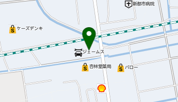 静岡トヨタ自動車磐田中泉店の地図画像