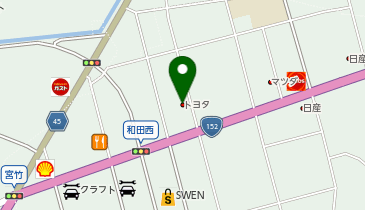 静岡トヨタ自動車和田店の地図画像
