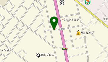 静岡トヨタ自動車葵町店の地図画像