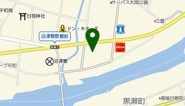 静岡トヨタ自動車沼津店の地図画像