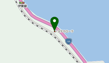 トヨタカローラ静岡伊東店の地図画像