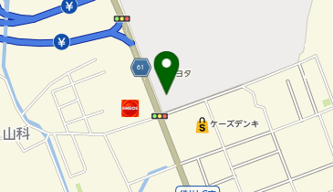 静岡トヨタ自動車袋井インター店の地図画像