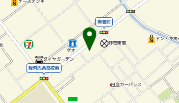 静岡日産登呂店の地図画像