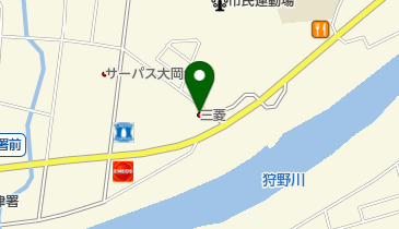 東海三菱自動車販売沼津大岡店の地図画像