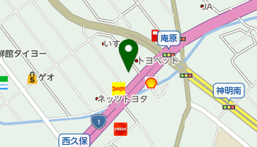 スズキ販売新静岡スズキアリーナ清水インターの地図画像