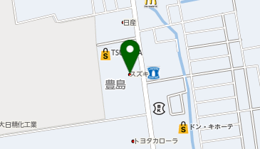スズキ自販浜松U&rsquo;s STATION磐田の地図画像