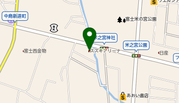 スズキアリーナ富士あおばの地図画像