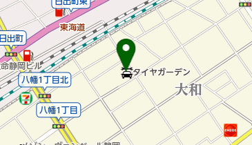 タイヤガーデンダイシンの地図画像