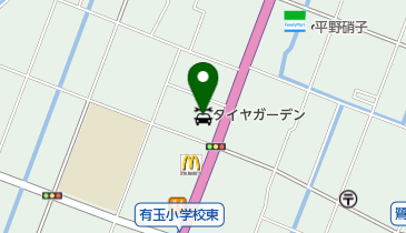 タイヤガーデン浜松有玉の地図画像