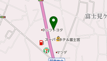 タイヤガーデン富士宮の地図画像