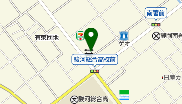 タイヤガーデン静岡の地図画像