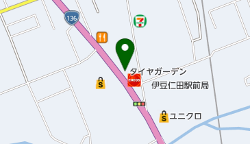 タイヤガーデン函南の地図画像