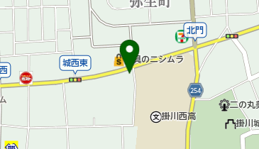 タイヤガーデン掛川の地図画像