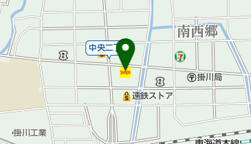 デニーズ掛川店の地図画像