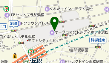 珈琲館浜松アクトプラザ店の地図画像