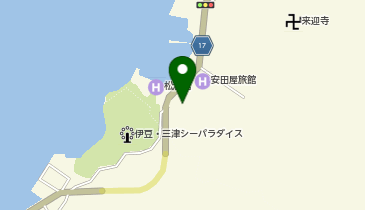 山三ビュウホテルの地図画像
