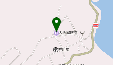 大西屋旅館の地図画像